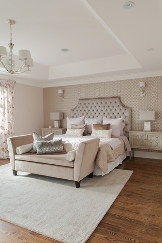 Neutral earth tones with a touch of lilacs