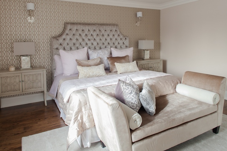 Neutral earth tones with a touch of lilacs