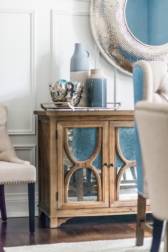 Rustic Chic with Blues