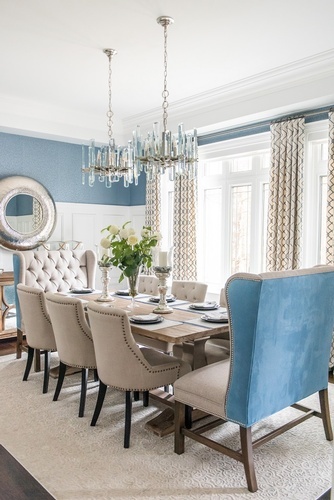 Rustic Chic with Blues