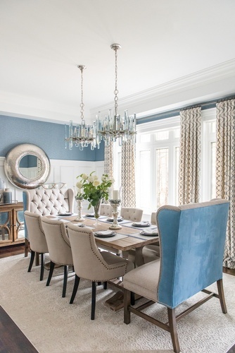Rustic Chic with Blues