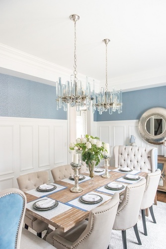 Rustic Chic with Blues