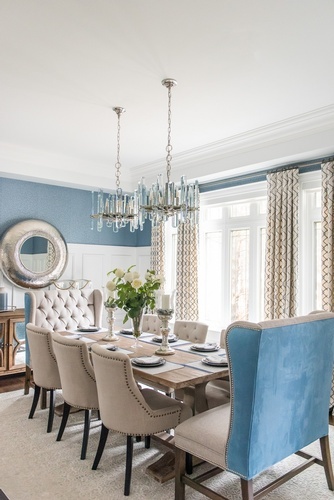 Rustic Chic with Blues