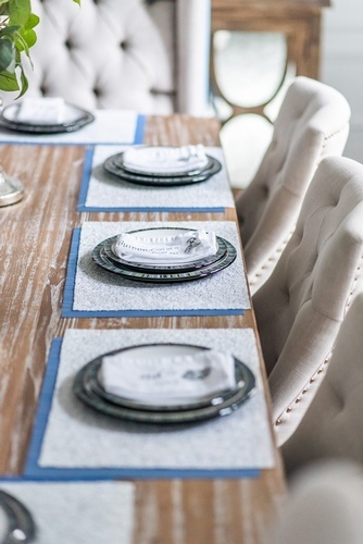 Rustic Chic with Blues