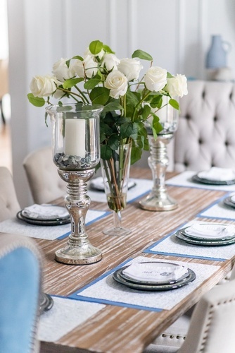 Rustic Chic with Blues