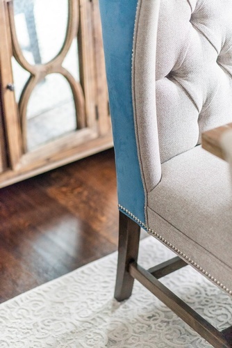 Rustic Chic with Blues