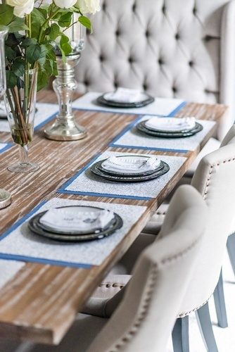 Rustic Chic with Blues