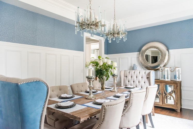 Rustic Chic with Blues