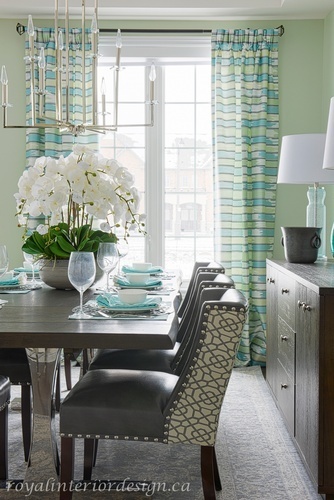 Turquoise and Green