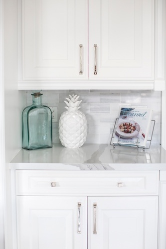 Bright White Traditional Kitchen
