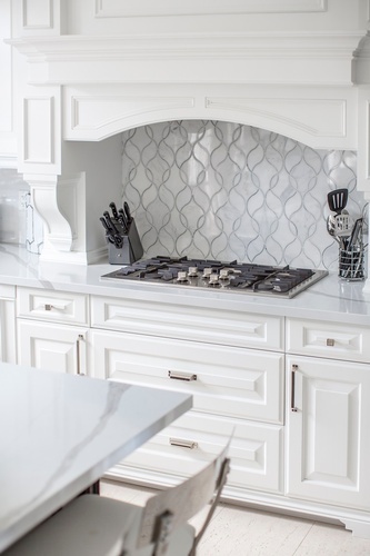 Bright White Traditional Kitchen