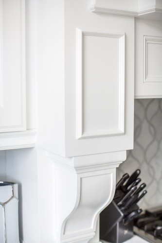 Bright White Traditional Kitchen