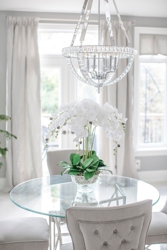 Bright White Traditional Kitchen
