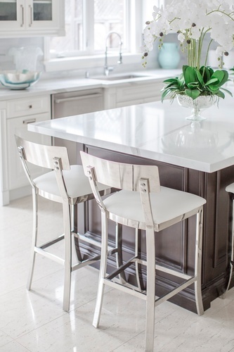Bright White Traditional Kitchen