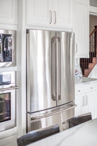 Bright White Traditional Kitchen