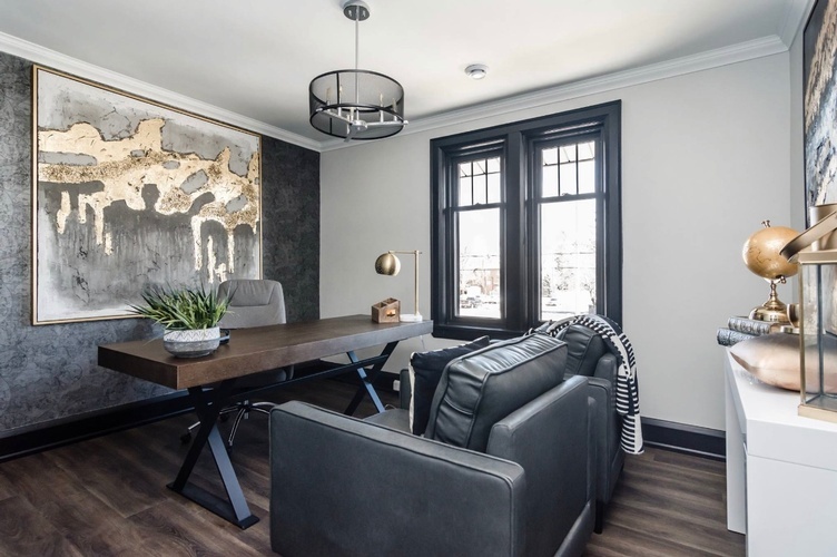 Masculine Real Estate Office Elegant
