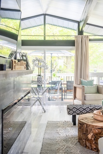 COTTAGE KITCHEN + LIVING ROOM