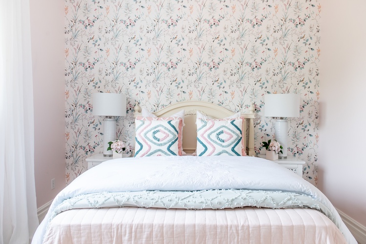 pink bedroom