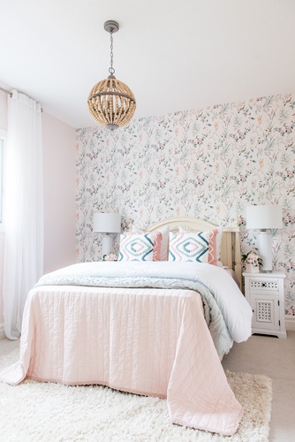 pink bedroom