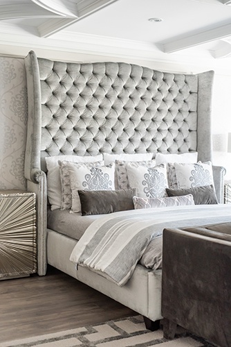 White and Bright Master Bedroom