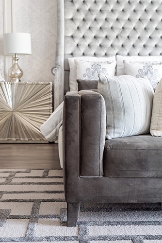 White and Bright Master Bedroom