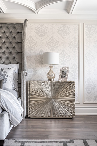 White and Bright Master Bedroom