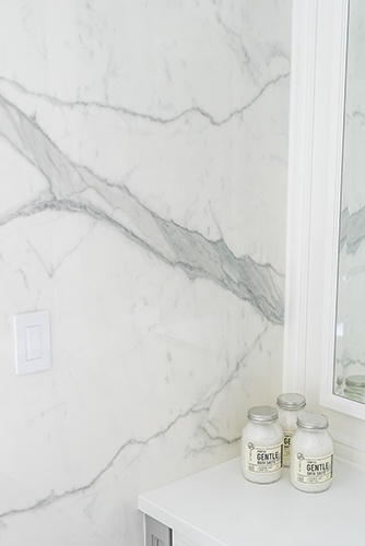 White and Bright Master Bathroom