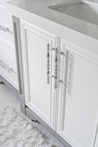 White and Bright Master Bathroom