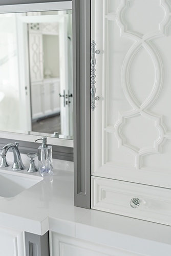 White and Bright Master Bathroom