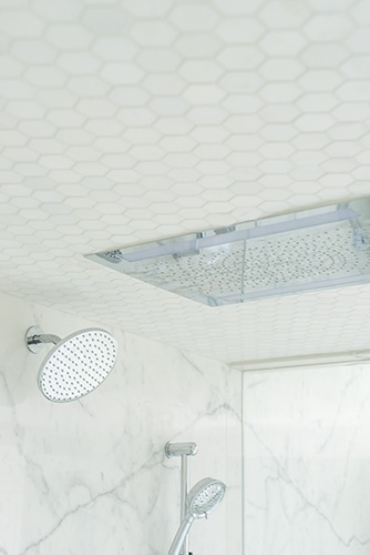 White and Bright Master Bathroom