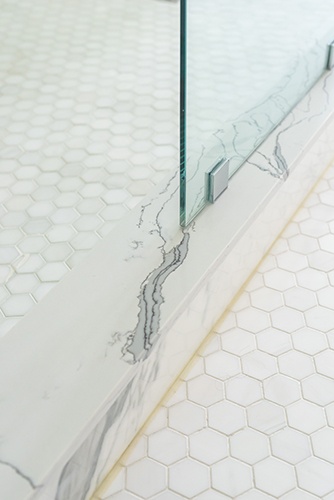 White and Bright Master Bathroom