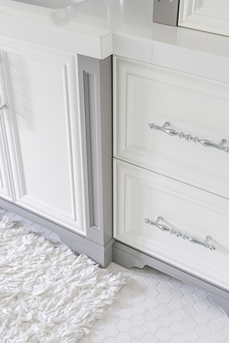 White and Bright Master Bathroom
