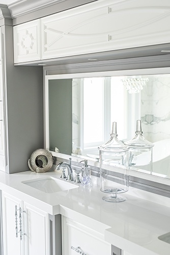 White and Bright Master Bathroom