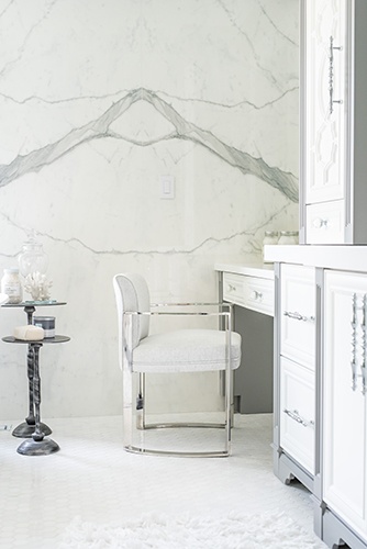 White and Bright Master Bathroom