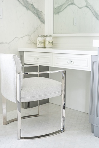 White and Bright Master Bathroom