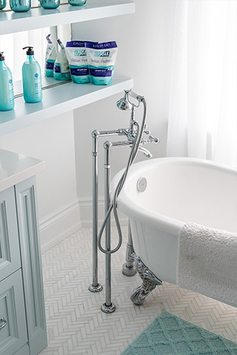Blue Bathroom