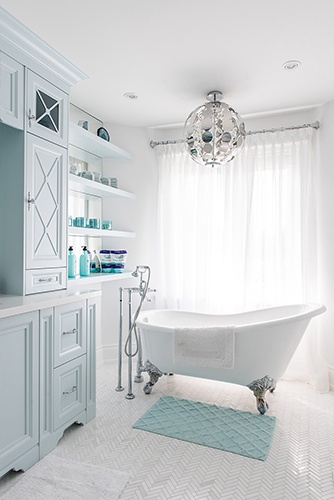 Blue Bathroom