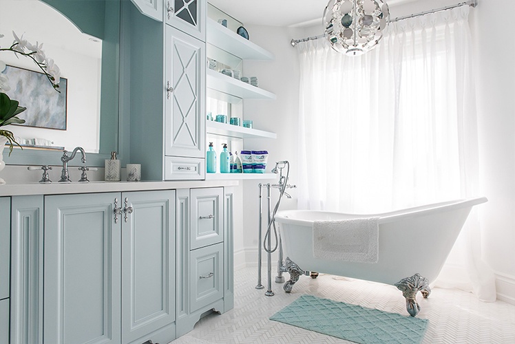 Blue Bathroom