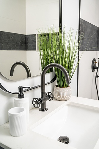 Black and White Bathroom