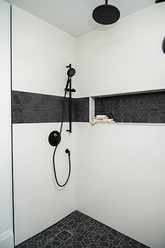 Black and White Bathroom