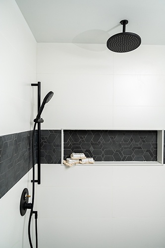 Black and White Bathroom