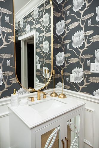 Powder Room Stairs