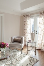 Neutral earth tones with a touch of lilacs