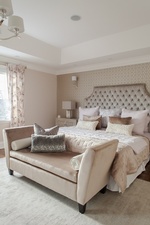 Neutral earth tones with a touch of lilacs