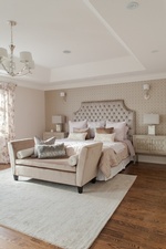 Neutral earth tones with a touch of lilacs