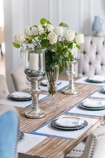 Rustic Chic with Blues