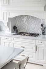 Bright White Traditional Kitchen
