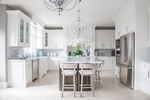 Bright White Traditional Kitchen