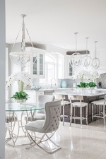 Bright White Traditional Kitchen