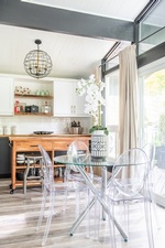 COTTAGE KITCHEN + LIVING ROOM